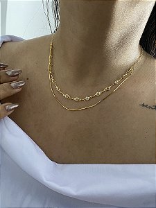 COLAR DUPLO COM STRASS