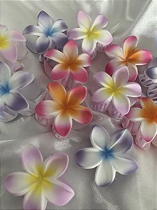 PRESILHA FLOR- CORES SORTIDAS- UNIDADE