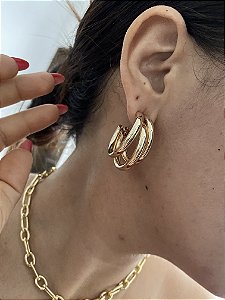 ARGOLAS TUBO 3 EM 1 - TAM G- DOURADA