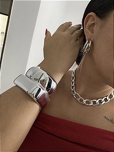 ARGOLAS TUBO 3 EM 1- TAM G- PRATEADA