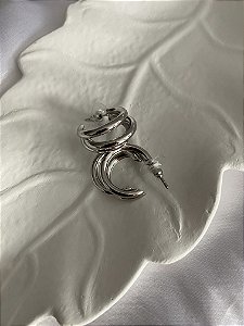 ARGOLAS TUBO 3 EM 1- TAM P- PRATEADA