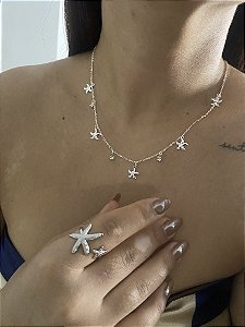 CHOKER ESTRELA DO MAR COM STRASS
