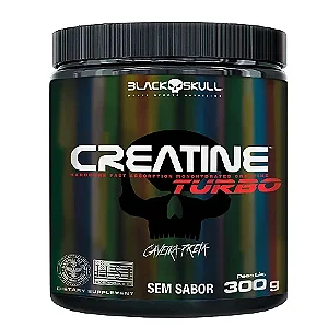 Creatina Turbo Black Skull sem sabor 300g
