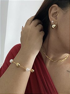 PULSEIRA ESFERAS E PÉROLAS
