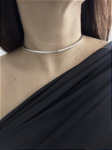 GARGANTILHA ARO BOLEADA- PRATEADA
