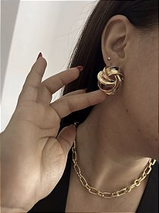 BRINCOS MAYA DOURADO