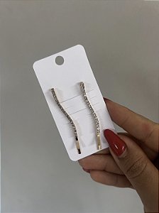 KOT ACESSÓRIOS DE CABELO- ONDULADO COM STRASS