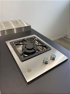 Bifeteira de Embutir a Gás Modelo Slim em Inox 304 Escovado 36 cm Guindani®