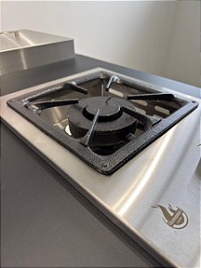 Bifeteira de Embutir a Gás Modelo Slim em Inox 304 Escovado 36 cm Guindani®