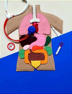 CORPO HUMANO EM FELTRO