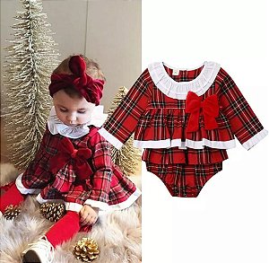 Vestido Body Natal Manga longa