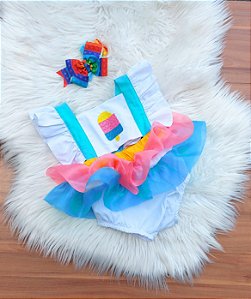 Romper Pop It Com Tiara