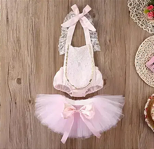 Romper Tematico Carrosel  Princesa Rosa Smash