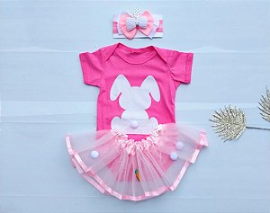 Body Pascoa Coelhinho 3 Pçs