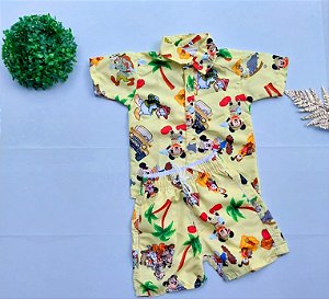 Conjunto Mickey Safari 2 Peças
