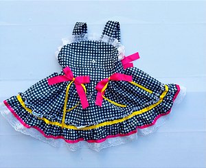 Vestido Barbie Luxo( nao acompanha laço)