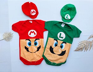 Body Mario ou Luigi com Boina