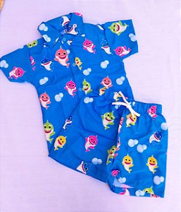 Conjunto Mauricinho Baby Shark
