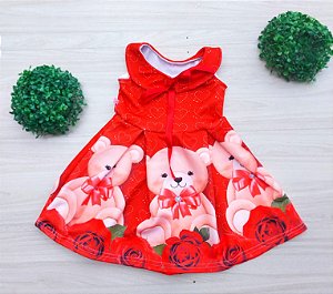 Vestido Natal Ursinhos