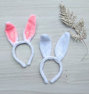 Tiara orelinha de coelho páscoa temático