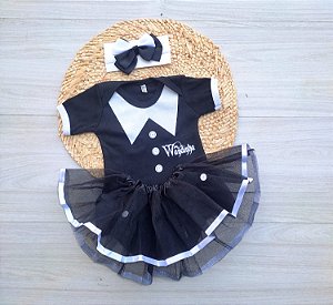 Body Wandinha 3 Peças