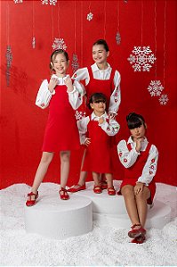 Salopete Natal Anna Com Blusa