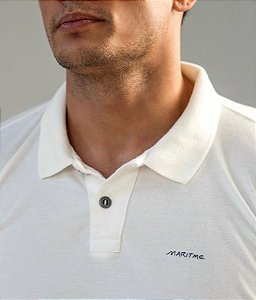 CAMISA POLO REATIVO OFF WHITE