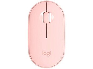 Mouse Logitech Para iPad Pebble i345 com 3 Botões e 1000 Dpi Rosa - Logitech