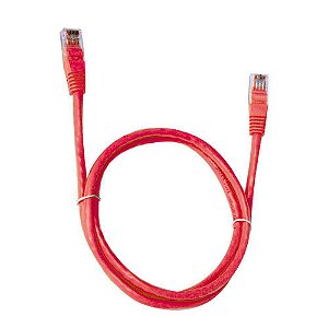 Cabo Rede CAT5e 2.5Metros PC-ETHU25RD Vermelho - Plus Cable