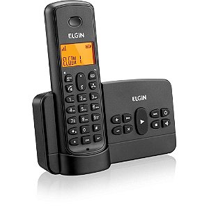 Telefone Sem Fio Secretária Eletrônica TSF800SE Preto - Elgin