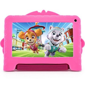 Tablet Patrulha Canina Skye 7Pol' Android 11 NB377 Rosa - Multilaser