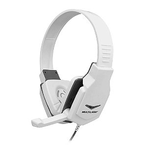Headset Gamer P2 Driver 40mm Com Microfone Retrátil PH364 Branco - Multilaser