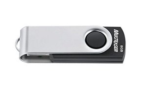 Pen Drive Twist Pd587 8Gb Usb Leitura 10Mb/S E Gravação 3Mb/S Preto - Multilaser