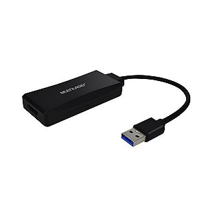 Cabo Conversor USB Macho X HDMI Fêmea - WI347 - Multilaser