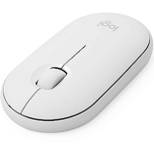 Mouse Sem Fio Logitech Pebble M350 Unifying 910-005770 Branco - Logitech