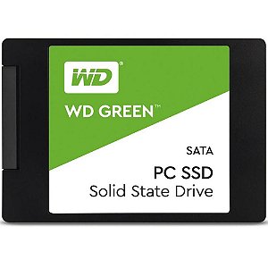 SSD WD Green 480GB, SATA, Leitura 545MB/s, Gravação 430MB/s WDS480G2G0A - Western Digital
