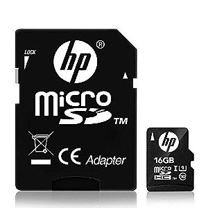 Cartão de Memória Micro SD 16gb Classe 10 U1 HP