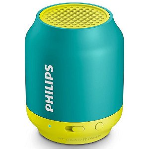 Caixa de Som Portátil Bluetooth Wireless BT50A Verde - Philips