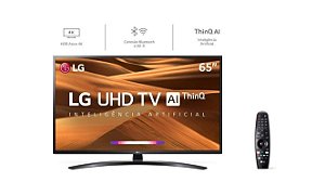 TV 65 Polegadas LG LED Smart Wifi 4k Usb HDMI Comando Voz  - Lg