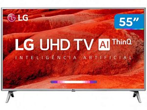 Smart TV LED UHD 4K 55" LG 55UM7520 THQAI - LG