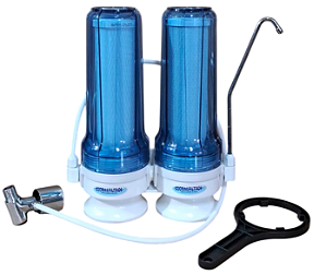 Filtro purificador agua cristal parede e balcao DUAL229TRPB