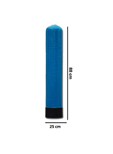 TANQUE AZUL DE FIBRA FRP 10x35" - ABERTURA 2,5"