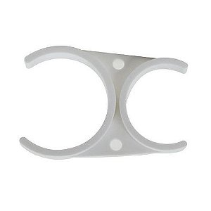 Suporte Tipo Clip Duplo 2,5" x 2" para Filtros Purificadores