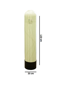 Tanque em Fibra FRP 9x48 Cor Natural com Bocal 2.1/2"