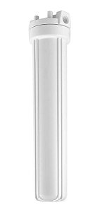 Carcaça para Filtro de Água Branca 20"x2,5" - Conex.3/4"