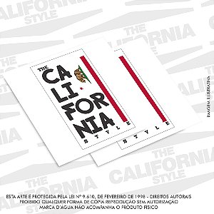 Sticker Bandeira The California Style