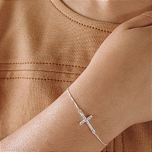 Pulseira de cruz