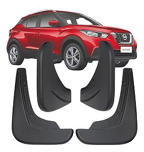APARA-BARRO PP NISSAN KICKS 17/22 CONJUNTO 4 PÇS PRETO