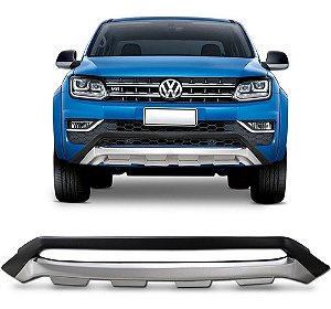 BUMPER (PP) AMAROK 17/23 (PRETO C/ PRATA - ALUMINIUM)