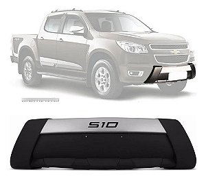 BUMPER (PP) HILUX CAB DUPLA 12/15 (PRETO C/ PRATA)